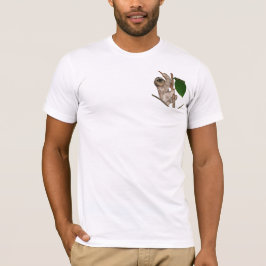 Sleuf baby in structuur t-shirt