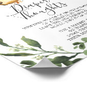 Sleuf Baby shower diapluiers Poster (Hoek)