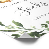 Sleuf Baby shower raad hoeveel SOCTSCHAKELAARS er  Poster (Hoek)