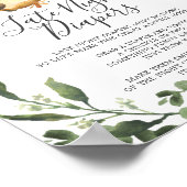 Sleuf Baby shower vertraagde nachtlampjes Poster (Hoek)