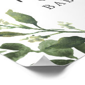 Sleuf Baby shower Welkomstteken Poster (Hoek)