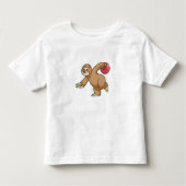 Sleuf bij Bowling met Bowling-bal Kinder Shirts (Voorkant)
