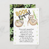 Sleuf Book Request Card 3.5 x 5 Informatiekaartje (Voorkant / Achterkant)