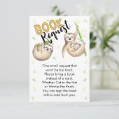 Sleuf Book Request Card 3.5 x 5 Informatiekaartje (Staand voorkant)