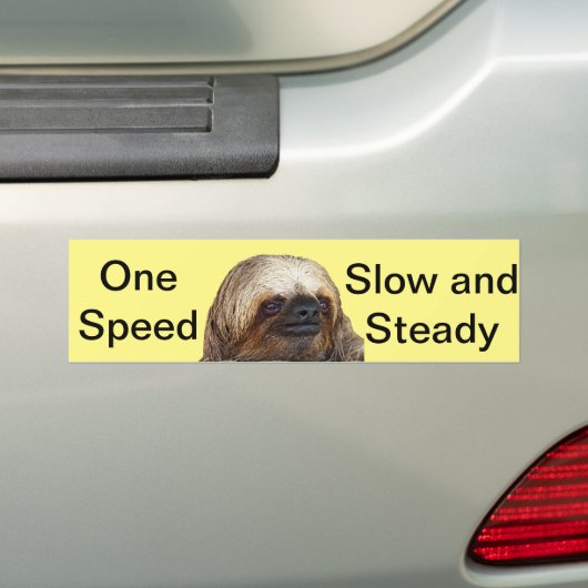 Sleuf Bumpersticker (Op auto)