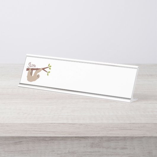 Sleuf Bureau Naambordje (Voorkant)