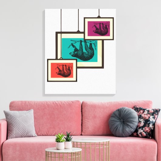 Sleuf Canvas Afdruk (Insitu (Woonkamer))