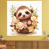 Sleuf Canvas Afdruk (Insitu (Woonkamer))
