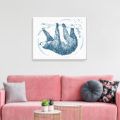  sleuf canvas afdruk (Insitu (Woonkamer))