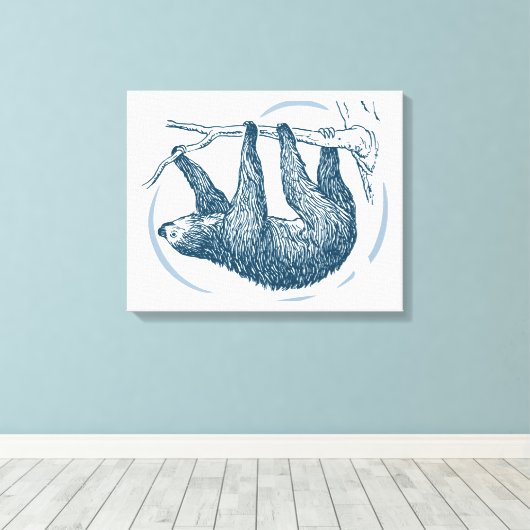  sleuf canvas afdruk (Insitu (Houten vloer))