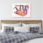 Sleuf Canvas Afdruk (Insitu (Slaapkamer))