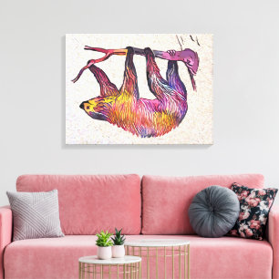Sleuf Canvas Afdruk