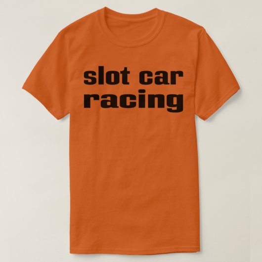 Sleuf Car Racing T-shirt (Design voorkant)