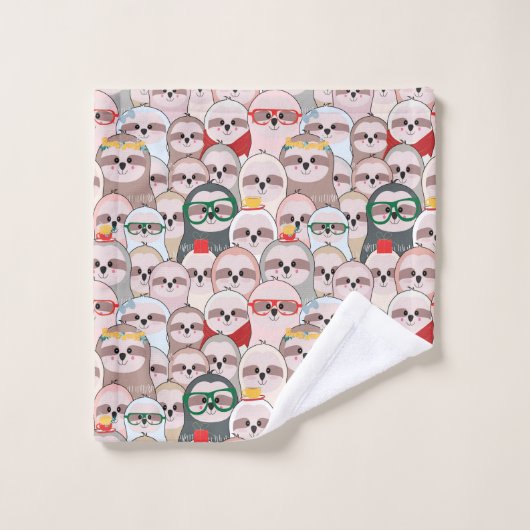 Sleuf Comic Patroon Bad Handdoek (Wasdoekje)