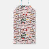 Sleuf Comic Patroon Cadeaulabel (Achterkant)