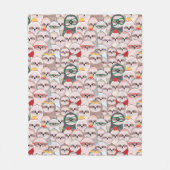 Sleuf Comic Patroon Fleece Deken (Voorkant)