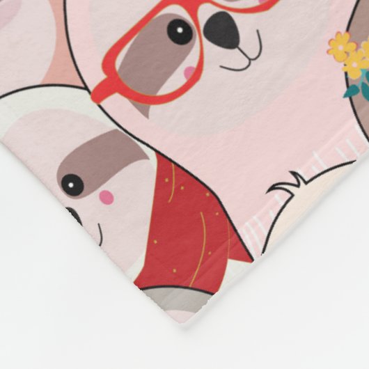 Sleuf Comic Patroon Fleece Deken (Hoek)