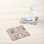 Sleuf Comic Patroon Kartonnen Onderzetters (Insitu)