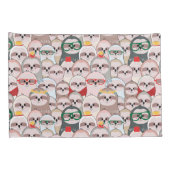 Sleuf Comic Patroon Kussensloop (Achterkant-Rechts)