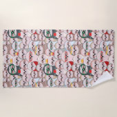 Sleuf Comic Patroon Strandlaken (Voorkant)