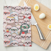 Sleuf Comic Patroon Theedoek (Quarter Fold)