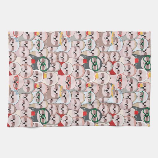 Sleuf Comic Patroon Theedoek (Horizontaal)