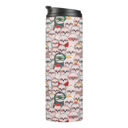 Sleuf Comic Patroon Thermosbeker (Geroteerd rechts)