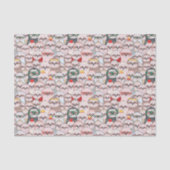 Sleuf Comic Patroon Tissuepapier (Voorkant)