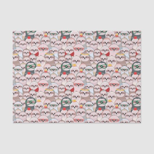 Sleuf Comic Patroon Tissuepapier (Voorkant)