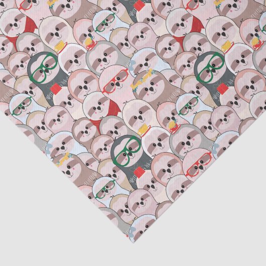 Sleuf Comic Patroon Tissuepapier (Detail)