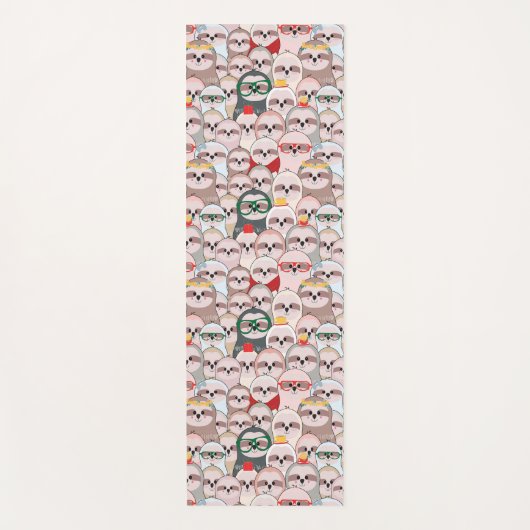 Sleuf Comic Patroon Yogamat (Voorkant)