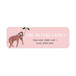 Sleuf | Cute Animal | Baby Girl | ADRESETIKETTEN Etiket