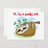 Sleuf: De meest recente zonde Briefkaart (Voorkant / Achterkant)