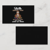 Sleuf de snelheid van het haakteam is niet belangr visitekaartje (Voorkant / Achterkant)