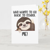 Sleuf die terug naar school wil kaart (Gele Bloem)