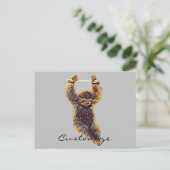 Sleuf die uit Thunder_Cove hangt Briefkaart (Staand voorkant)