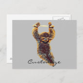 Sleuf die uit Thunder_Cove hangt Briefkaart (Voorkant / Achterkant)