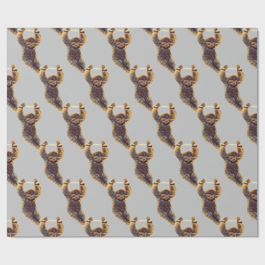 Sleuf die uit Thunder_Cove hangt Cadeaupapier (Vlak)