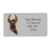 Sleuf die uit Thunder_Cove hangt Etiket (Voorkant)