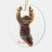 Sleuf die uit Thunder_Cove hangt Keramisch Ornament (Links)