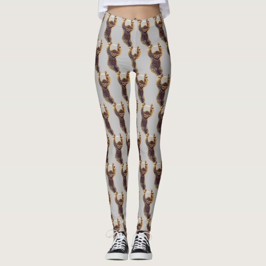 Sleuf die uit Thunder_Cove hangt Leggings (Voorkant)