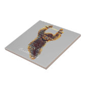 Sleuf die uit Thunder_Cove hangt Tegeltje (Zijkant)