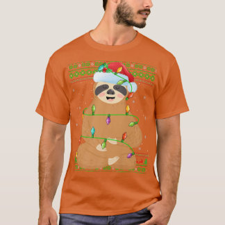 Sleuf Dierenvriend Xmas licht sinterklaas sinterla T-shirt
