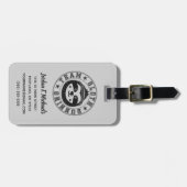 Sleuf-draaiend team bagagelabel (Voorkant horizontaal)