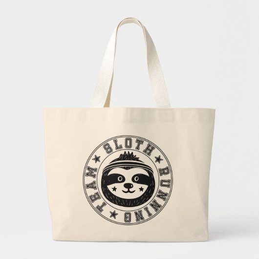 Sleuf-draaiend team grote tote bag (Voorkant)