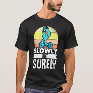 Sleuf één wiel achterplaat elektrische skateboa t-shirt