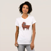 Sleuf en Alpaca T-shirt (Voorkant volledig)