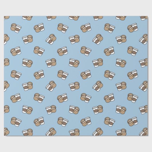 Sleuf en koffie cadeaupapier (Vlak)