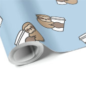 Sleuf en koffie cadeaupapier (Rol Hoek)