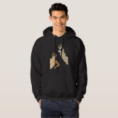 Sleuf en llama met zonnebrillen, liefhebbers en Al Hoodie (Voorkant volledig)